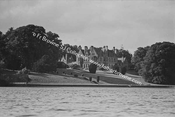 GLASLOUGH HOUSE  HOUSE FROM LAKE